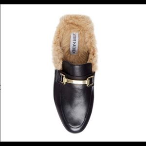 STEVE MADDEN KHLOE BLACK LEATHER